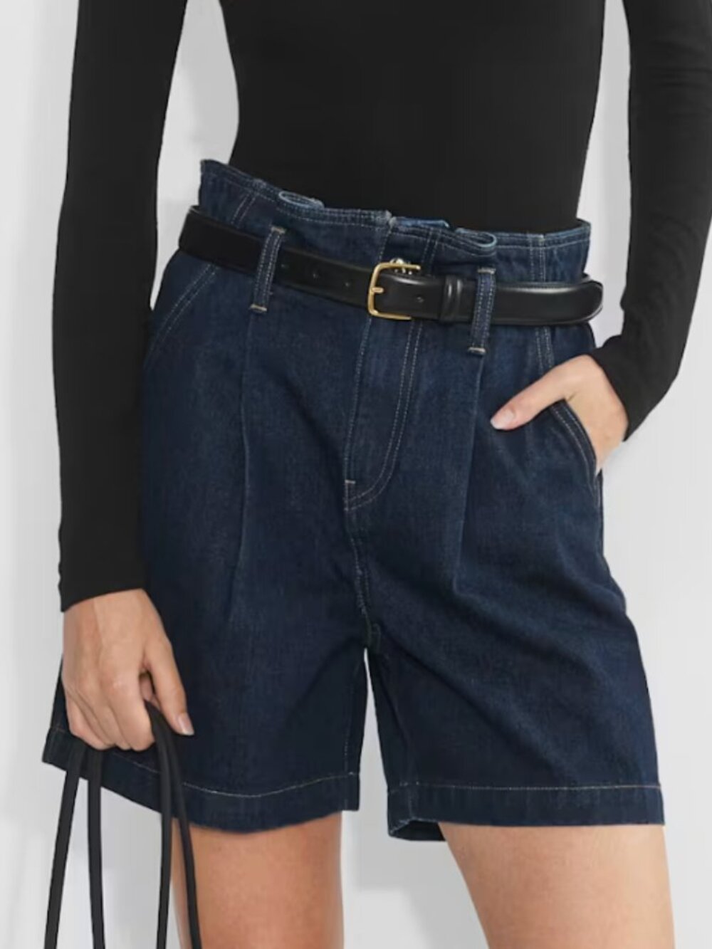 Wilfred ROUNDABOUT BERMUDA SHORT Size 28 NO-STRESS DARK BLUE